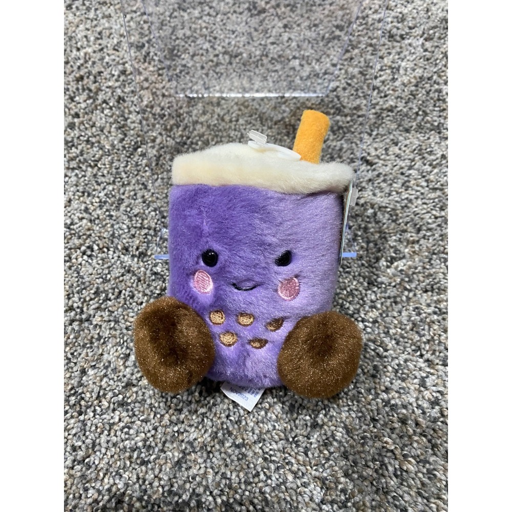 Aurora Palm Pals Boba Tea Purple Plush Stuffed Animal Toy New With Tags 5 Inch